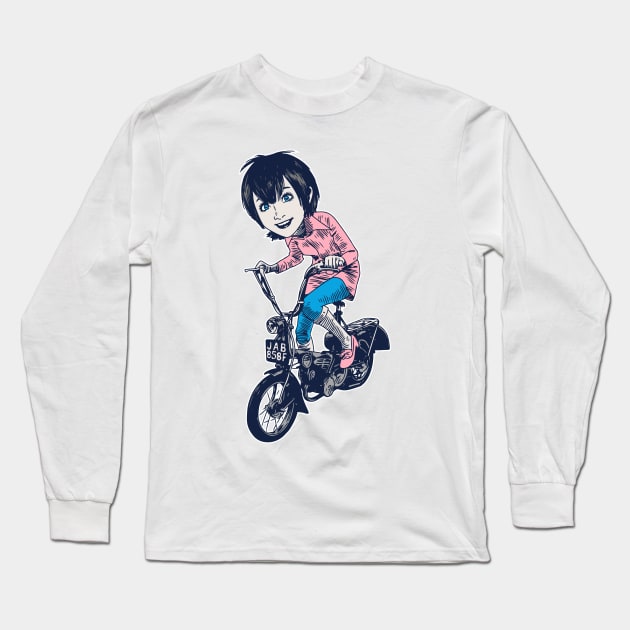 Bicycle Ride Long Sleeve T-Shirt by nerdgonalley